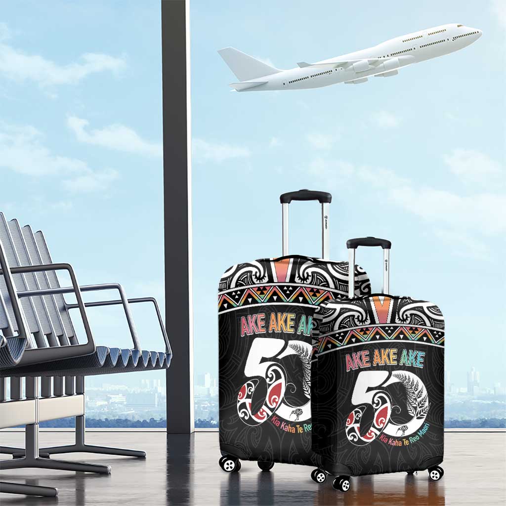 50 Years Kia Kaha Te Reo Maori Luggage Cover Ake Ake Ake! LT7 - Polynesian Pride