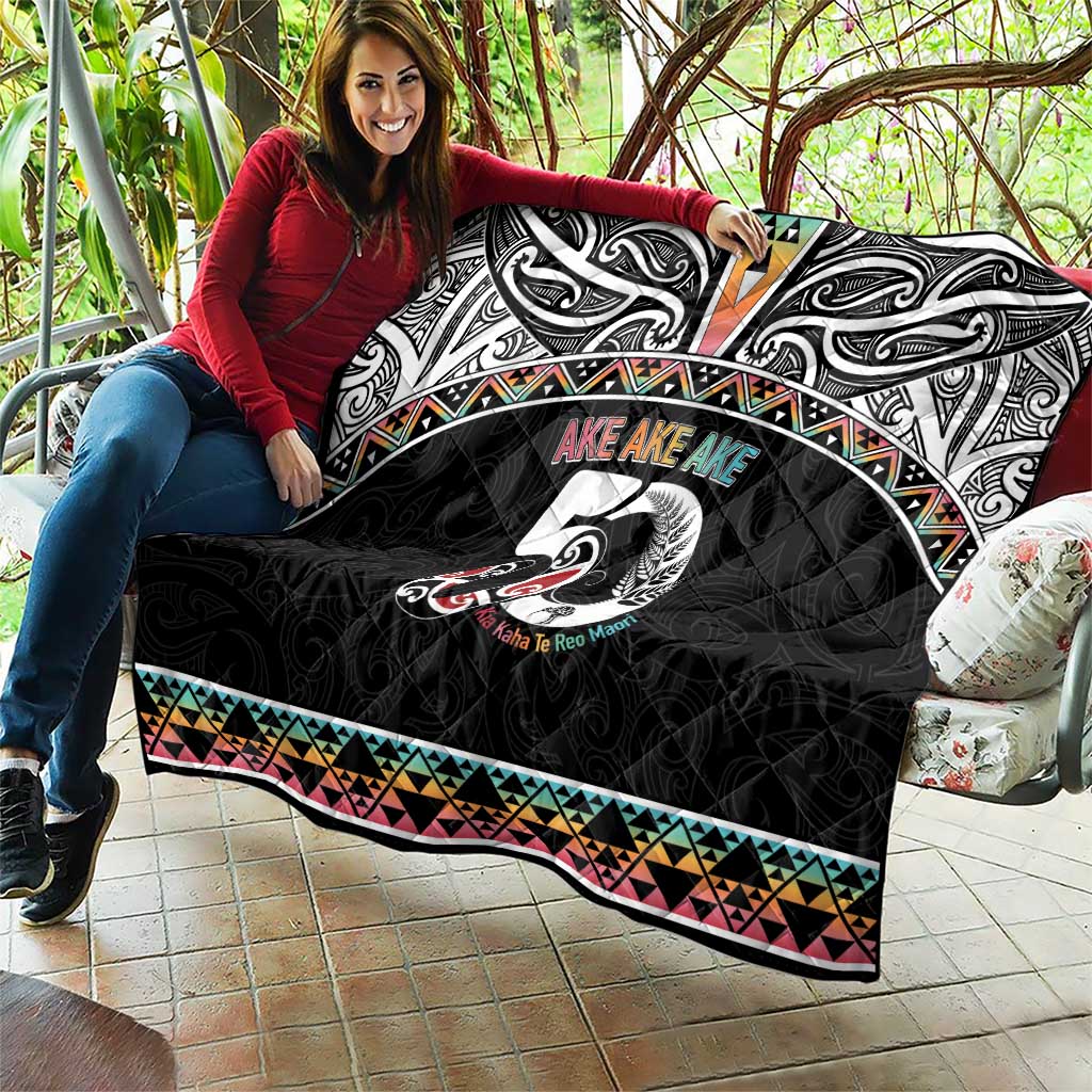 50 Years Kia Kaha Te Reo Maori Quilt Ake Ake Ake! - Polynesian Pride