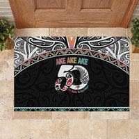 50 Years Kia Kaha Te Reo Maori Rubber Doormat Ake Ake Ake! - Polynesian Pride
