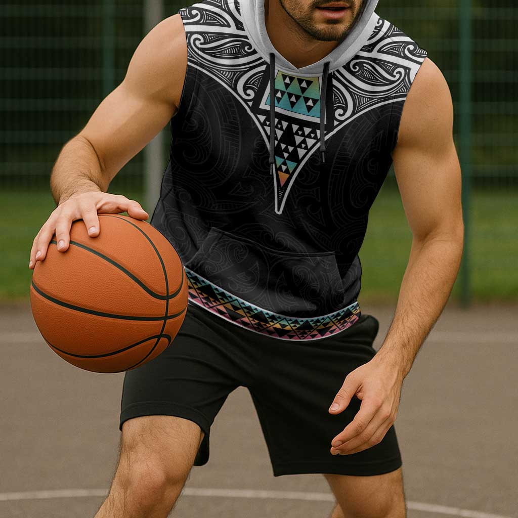 50 Years Kia Kaha Te Reo Maori Sleeveless Hoodie Ake Ake Ake! - Polynesian Pride