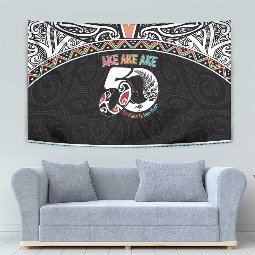 50 Years Kia Kaha Te Reo Maori Tapestry Ake Ake Ake! - Polynesian Pride
