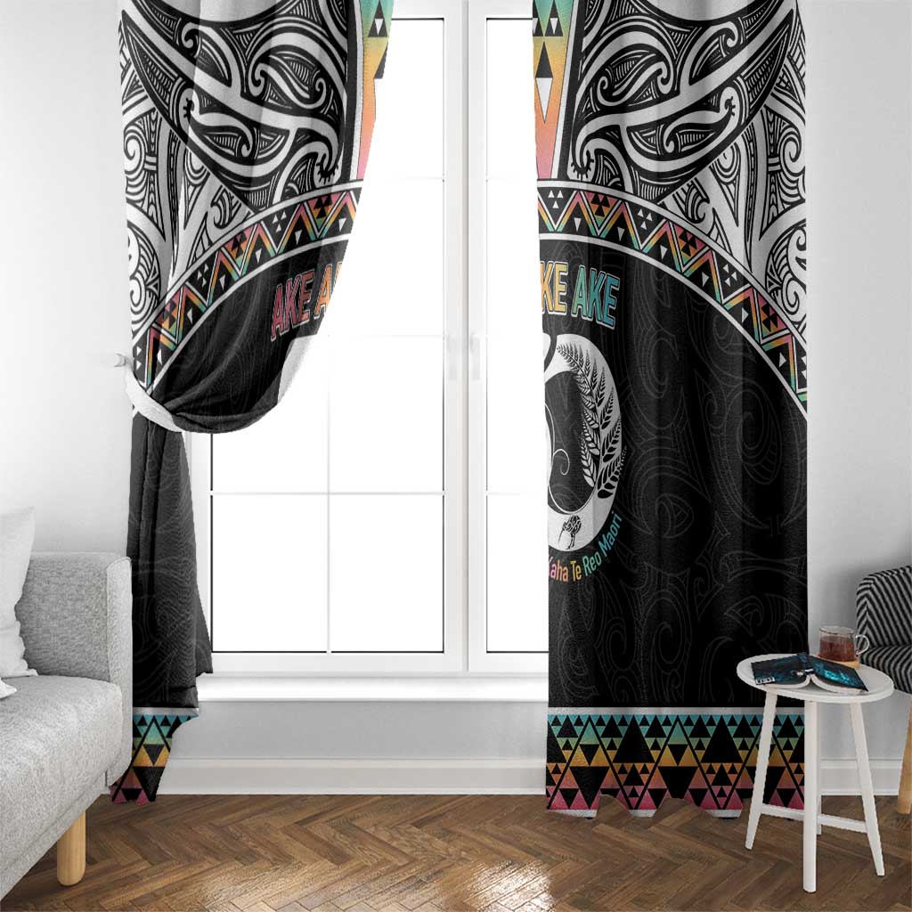 50 Years Kia Kaha Te Reo Maori Window Curtain Ake Ake Ake! LT7 - Polynesian Pride