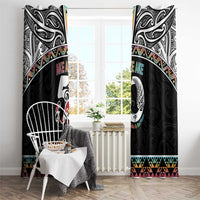 50 Years Kia Kaha Te Reo Maori Window Curtain Ake Ake Ake! LT7 - Polynesian Pride