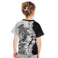 Polynesian Plumeria Lei Kid T Shirt with Hammerhead Shark LT7 - Polynesian Pride