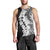 Polynesian Plumeria Lei Men Tank Top with Hammerhead Shark