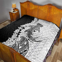 Polynesian Plumeria Lei Quilt with Hammerhead Shark LT7 - Polynesian Pride