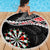 Personalised New Zealand Darts Beach Blanket Maori Manaia LT7 - Polynesian Pride