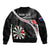 Personalised New Zealand Darts Bomber Jacket Maori Manaia LT7 - Polynesian Pride