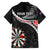 Personalised New Zealand Darts Family Matching Summer Maxi Dress and Hawaiian Shirt Maori Manaia LT7 - Polynesian Pride