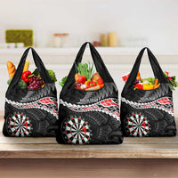 Personalised New Zealand Darts Grocery Bag Maori Manaia