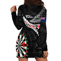 Personalised New Zealand Darts Hoodie Dress Maori Manaia LT7 - Polynesian Pride