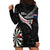 Personalised New Zealand Darts Hoodie Dress Maori Manaia LT7 - Polynesian Pride