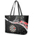 Personalised New Zealand Darts Leather Tote Bag Maori Manaia LT7 - Polynesian Pride