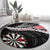 Personalised New Zealand Darts Round Carpet Maori Manaia LT7 - Polynesian Pride