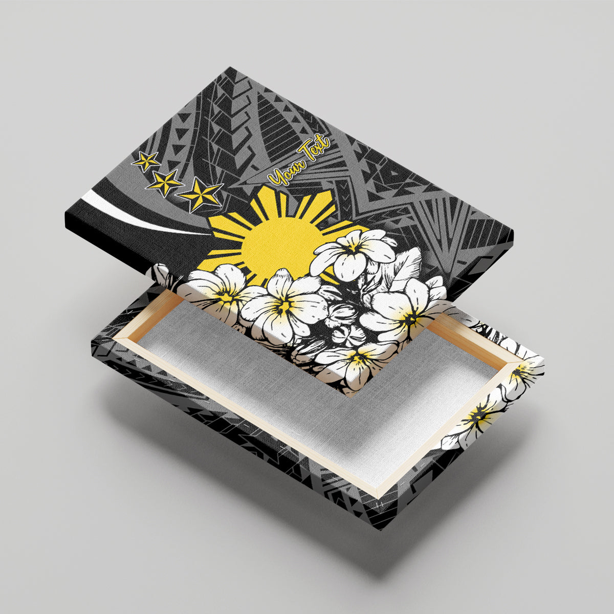 Philippines Sampaguita Personalised Canvas Wall Art Women's Day