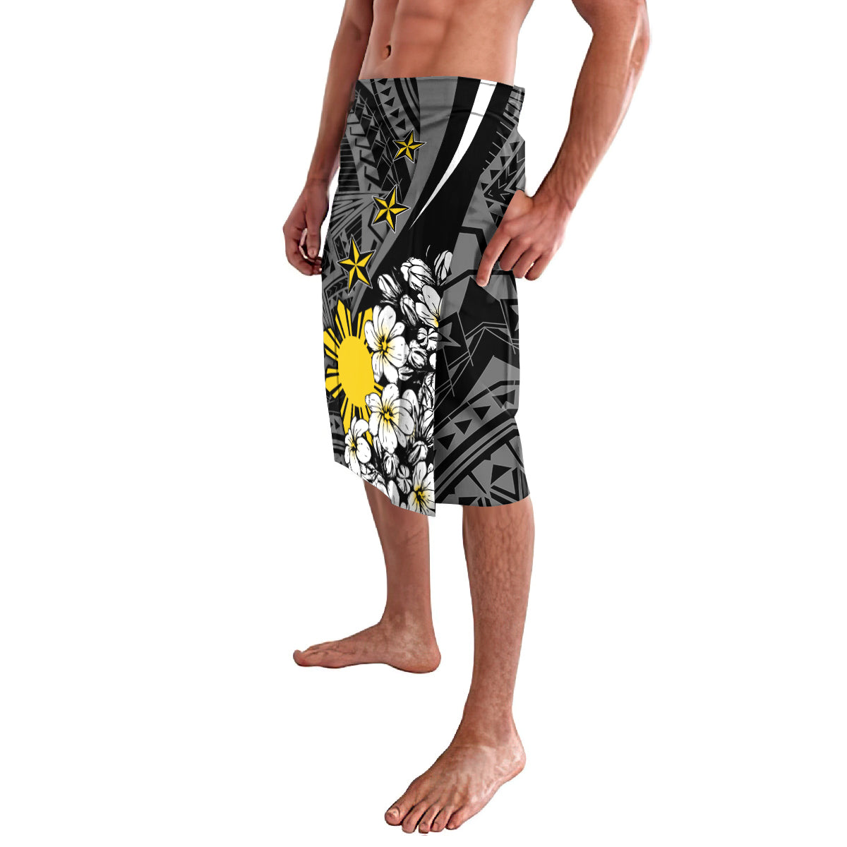 Philippines Sampaguita Personalised Lavalava Women's Day LT7 - Polynesian Pride