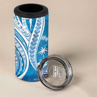 Hafa Adai Guam 4 in 1 Can Cooler Tumbler Crystal Waves LT7 - Polynesian Pride