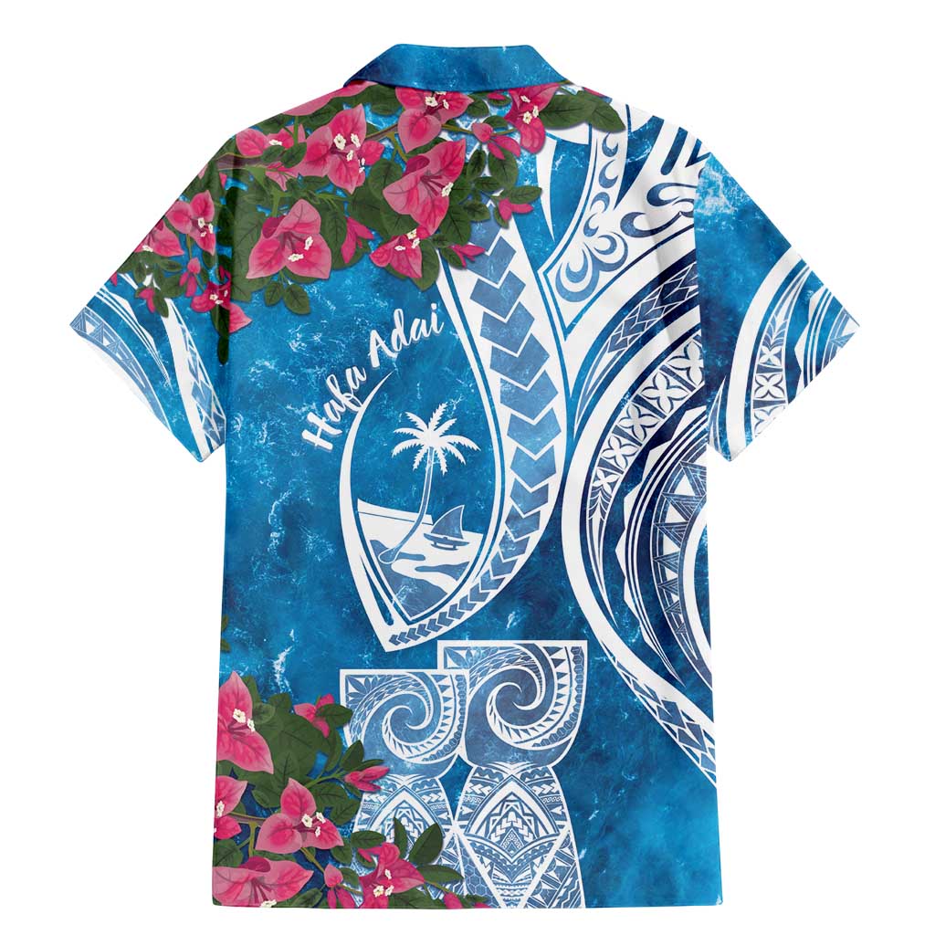 Hafa Adai Guam Family Matching Mermaid Dress and Hawaiian Shirt Crystal Waves