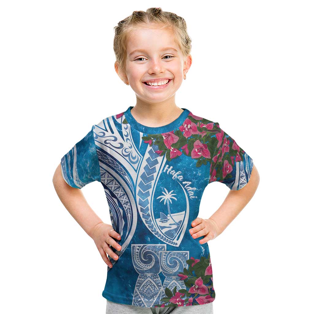 Hafa Adai Guam Kid T Shirt Crystal Waves