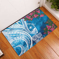 Hafa Adai Guam Rubber Doormat Crystal Waves