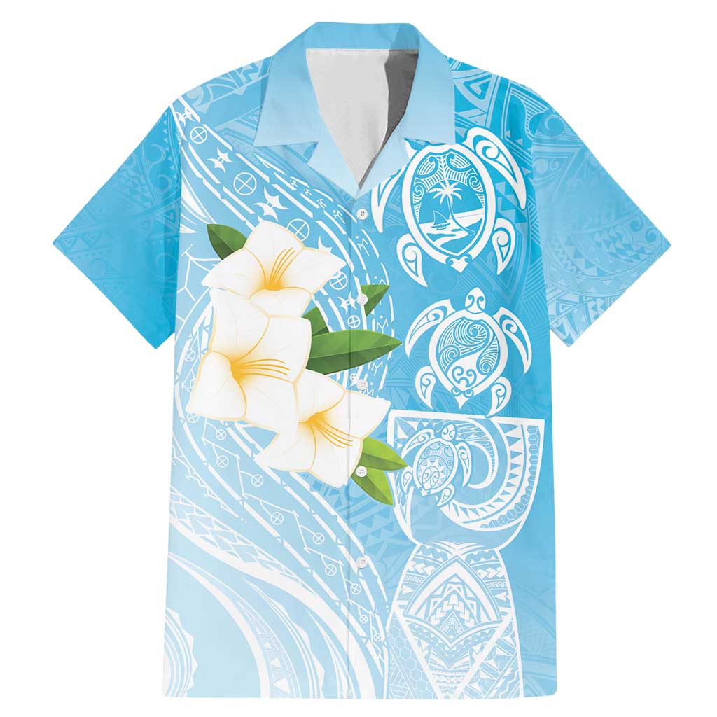 Personalized Guam Chamorro Family Matching Mermaid Dress and Hawaiian Shirt Turtles and Guasali Flowers