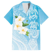 Personalized Guam Chamorro Family Matching Short Sleeve Bodycon Dress and Hawaiian Shirt Turtles and Guasali Flowers
