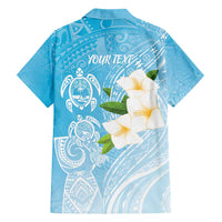 Personalized Guam Chamorro Family Matching Short Sleeve Bodycon Dress and Hawaiian Shirt Turtles and Guasali Flowers