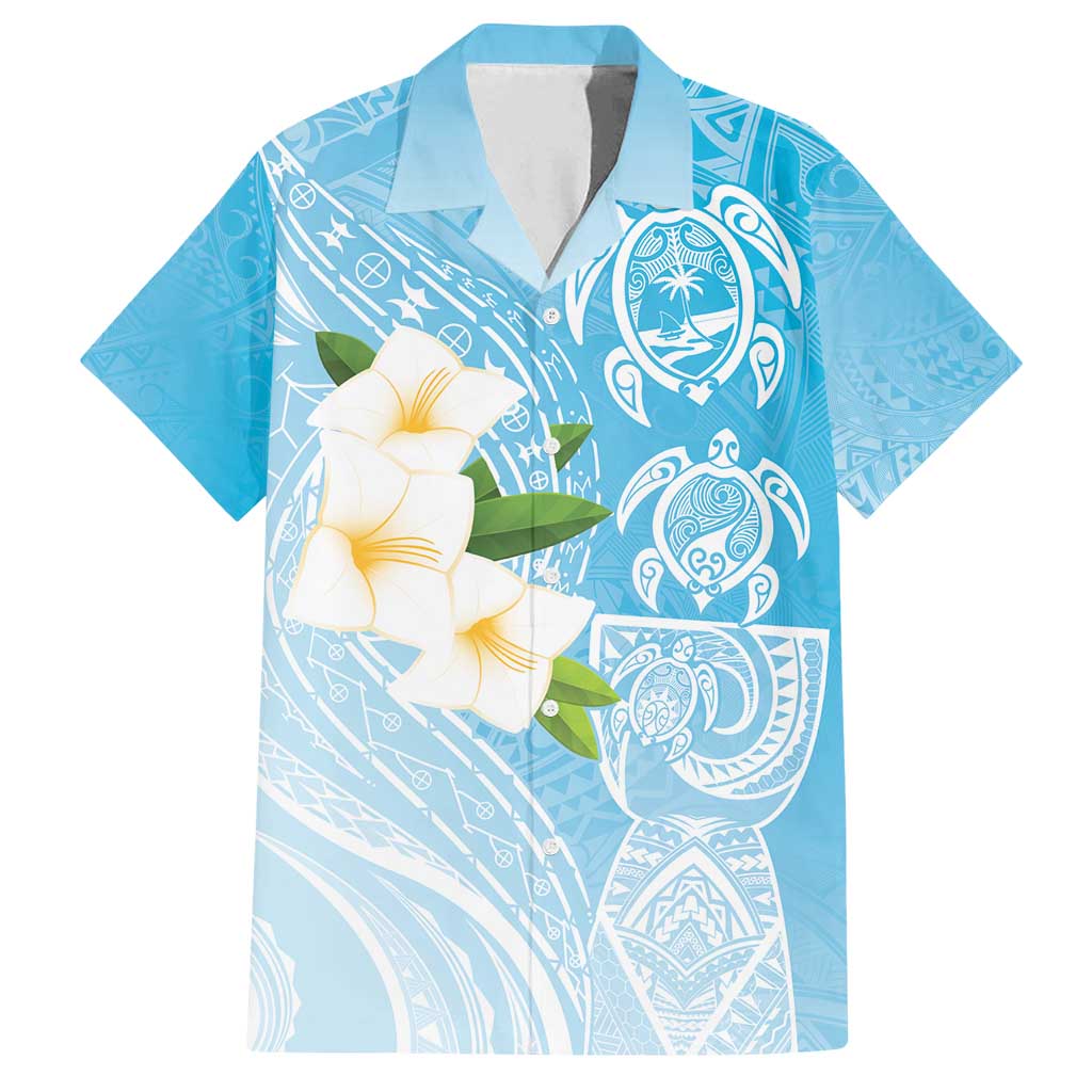 Personalized Guam Chamorro Family Matching Summer Maxi Dress and Hawaiian Shirt Turtles and Guasali Flowers