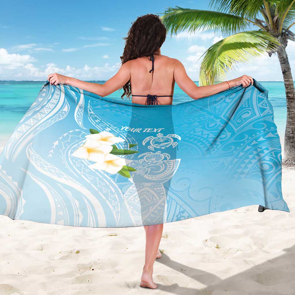 Personalized Guam Chamorro Sarong Turtles and Guasali Flowers