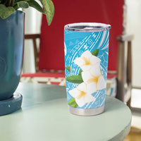 Personalized Guam Chamorro Tumbler Cup Turtles and Guasali Flowers LT7 - Polynesian Pride