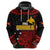 Custom PNG Kumuls Rugby Hoodie Motuan Mix Patterns LT7 Zip Hoodie Black - Polynesian Pride