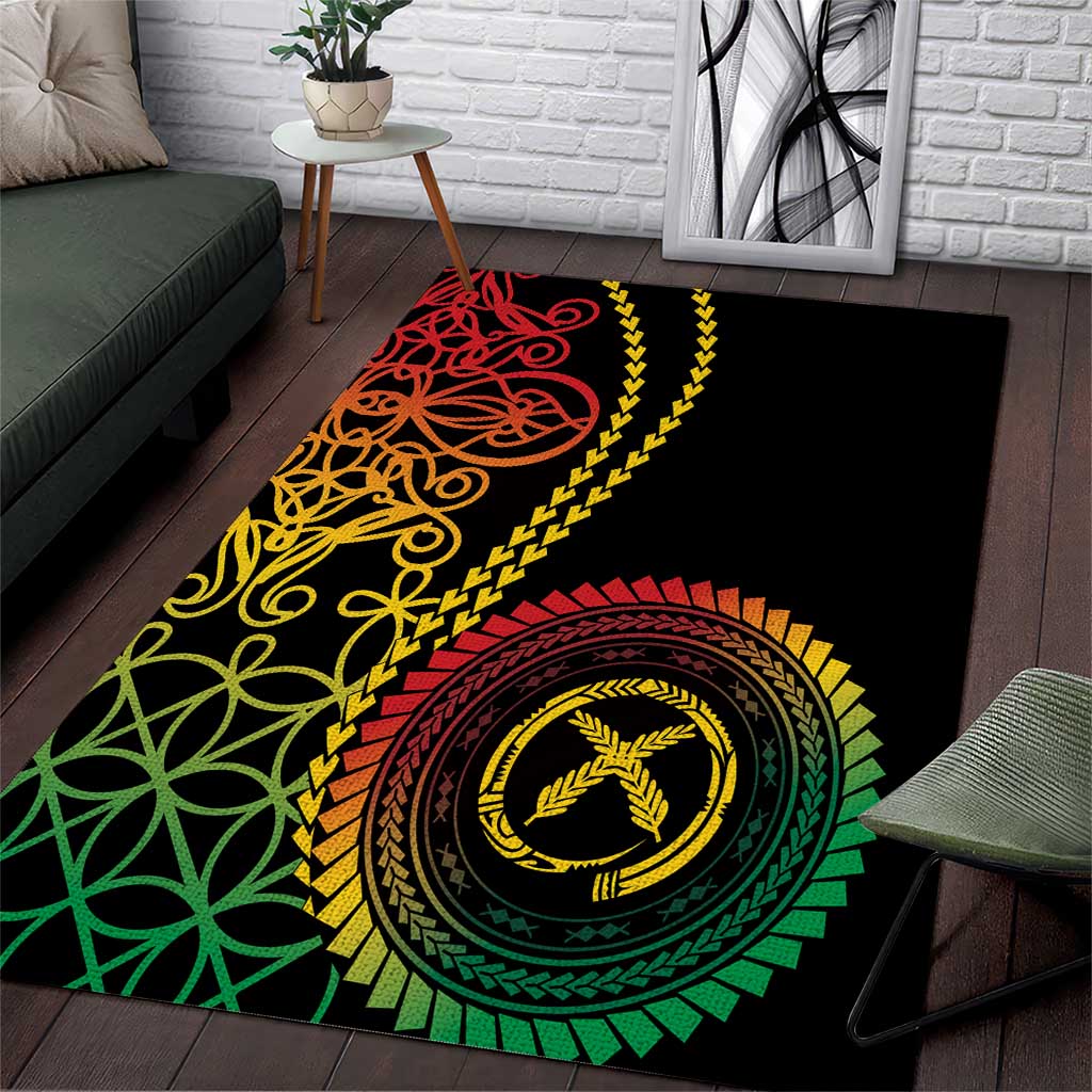 Proudly Ni-Van Sandroing Inspired Classic Style Area Rug LT7 Colorful - Polynesian Pride