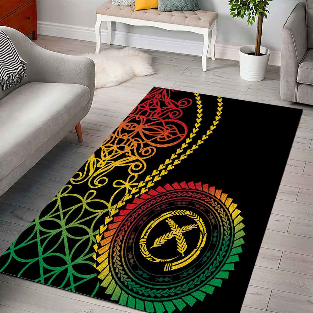 Proudly Ni-Van Sandroing Inspired Classic Style Area Rug LT7 - Polynesian Pride