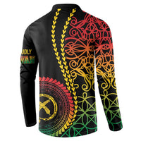 Proudly Ni-Van Sandroing Inspired Classic Style Button Sweatshirt LT7 - Polynesian Pride