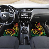 Proudly Ni-Van Sandroing Inspired Classic Style Car Mats LT7 Set 2pcs - Front Colorful - Polynesian Pride