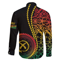 Proudly Ni-Van Sandroing Inspired Classic Style Family Matching Off Shoulder Maxi Dress and Hawaiian Shirt