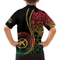 Proudly Ni-Van Sandroing Inspired Classic Style Family Matching Summer Maxi Dress and Hawaiian Shirt LT7 - Polynesian Pride