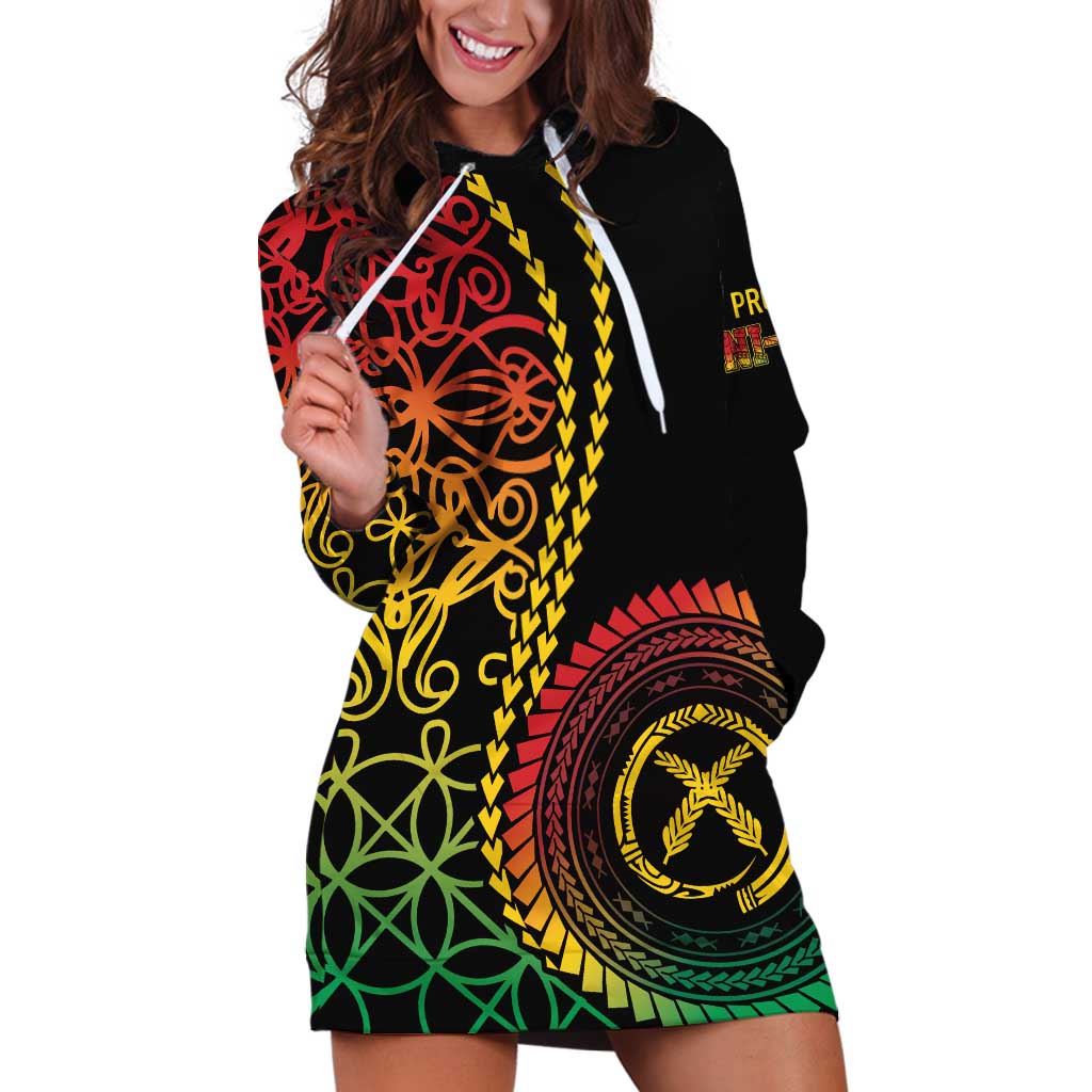 Proudly Ni-Van Sandroing Inspired Classic Style Hoodie Dress