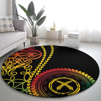 Proudly Ni-Van Sandroing Inspired Classic Style Round Carpet