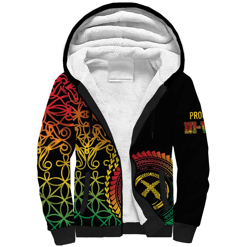 Proudly Ni-Van Sandroing Inspired Classic Style Sherpa Hoodie