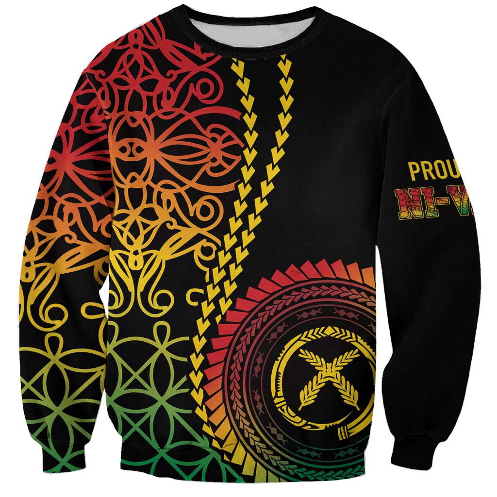Proudly Ni-Van Sandroing Inspired Classic Style Sweatshirt LT7 Unisex Colorful - Polynesian Pride