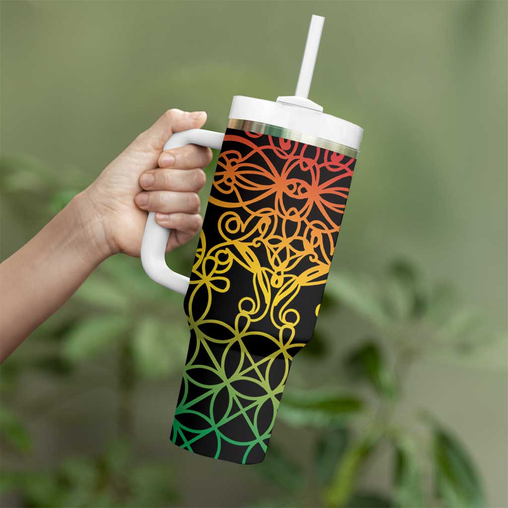 Proudly Ni-Van Sandroing Inspired Classic Style Tumbler With Handle LT7 - Polynesian Pride