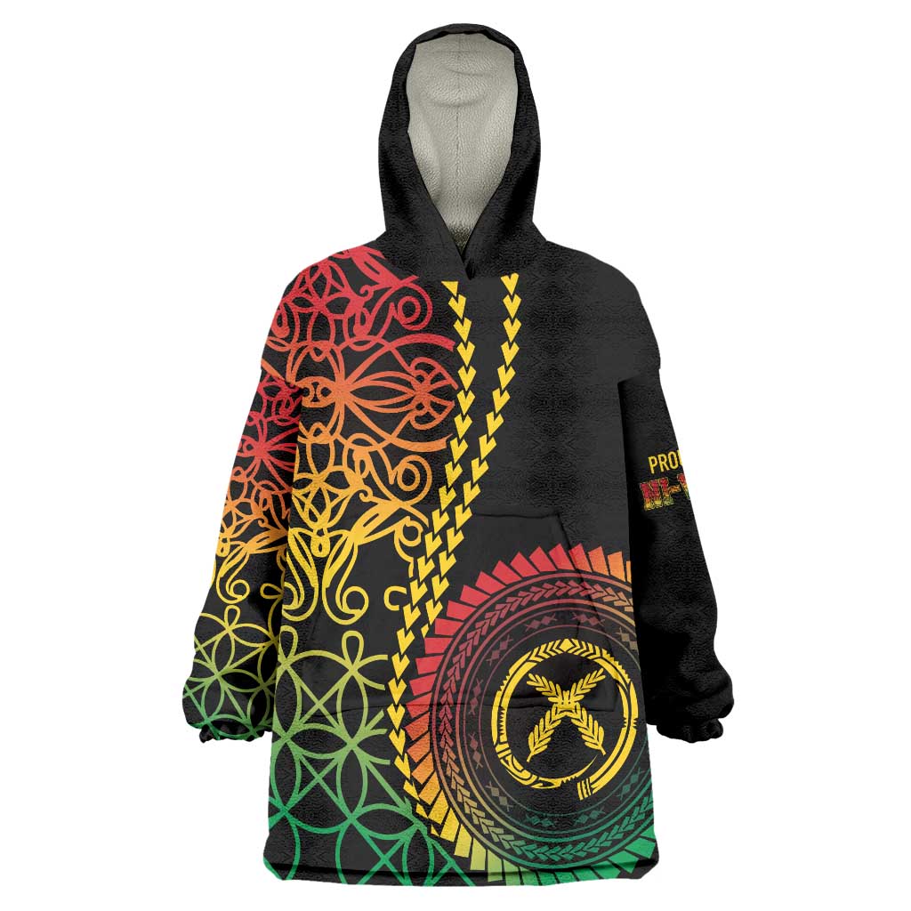 Proudly Ni-Van Sandroing Inspired Classic Style Wearable Blanket Hoodie