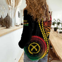 Proudly Ni-Van Sandroing Inspired Classic Style Women Casual Shirt LT7 - Polynesian Pride