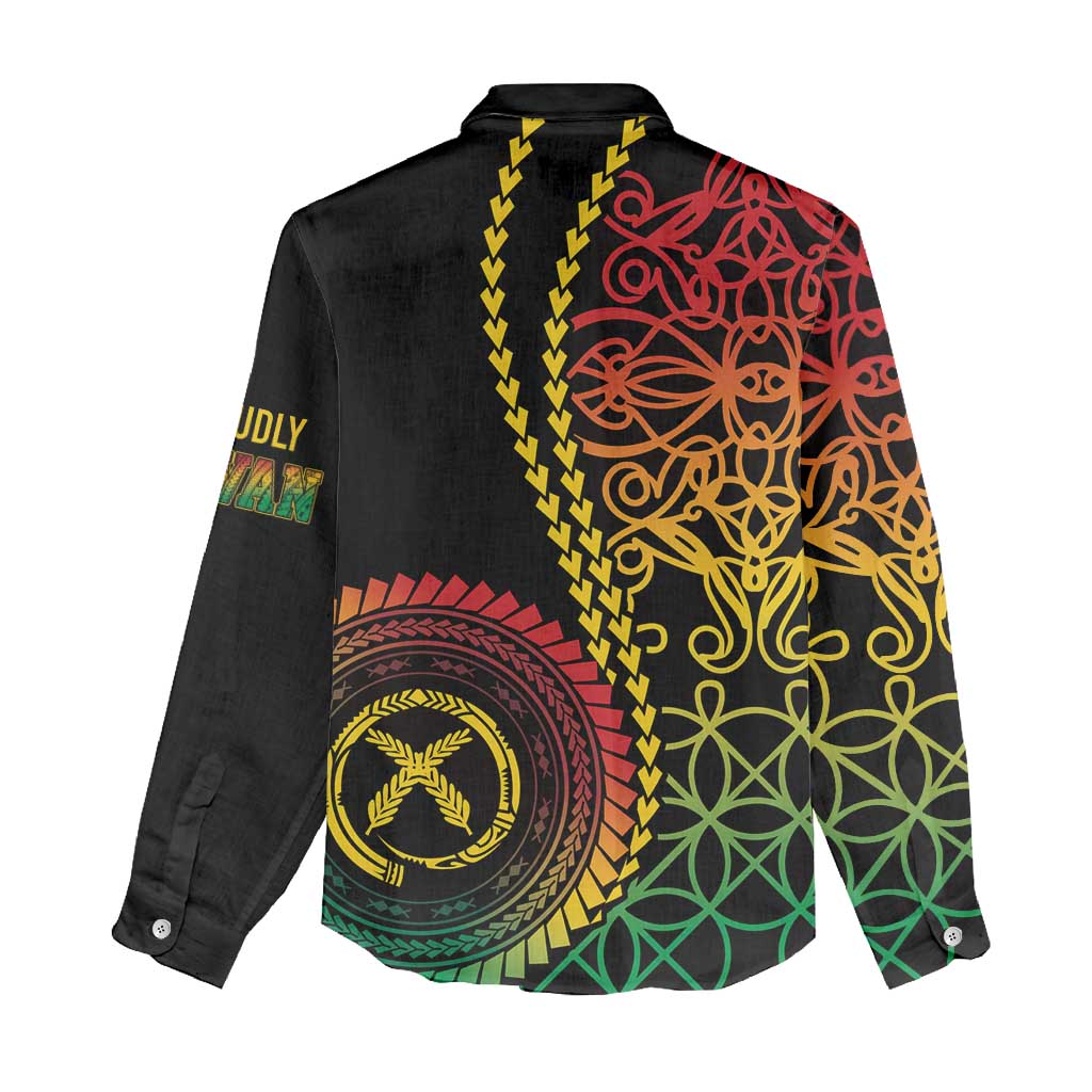 Proudly Ni-Van Sandroing Inspired Classic Style Women Casual Shirt LT7 - Polynesian Pride