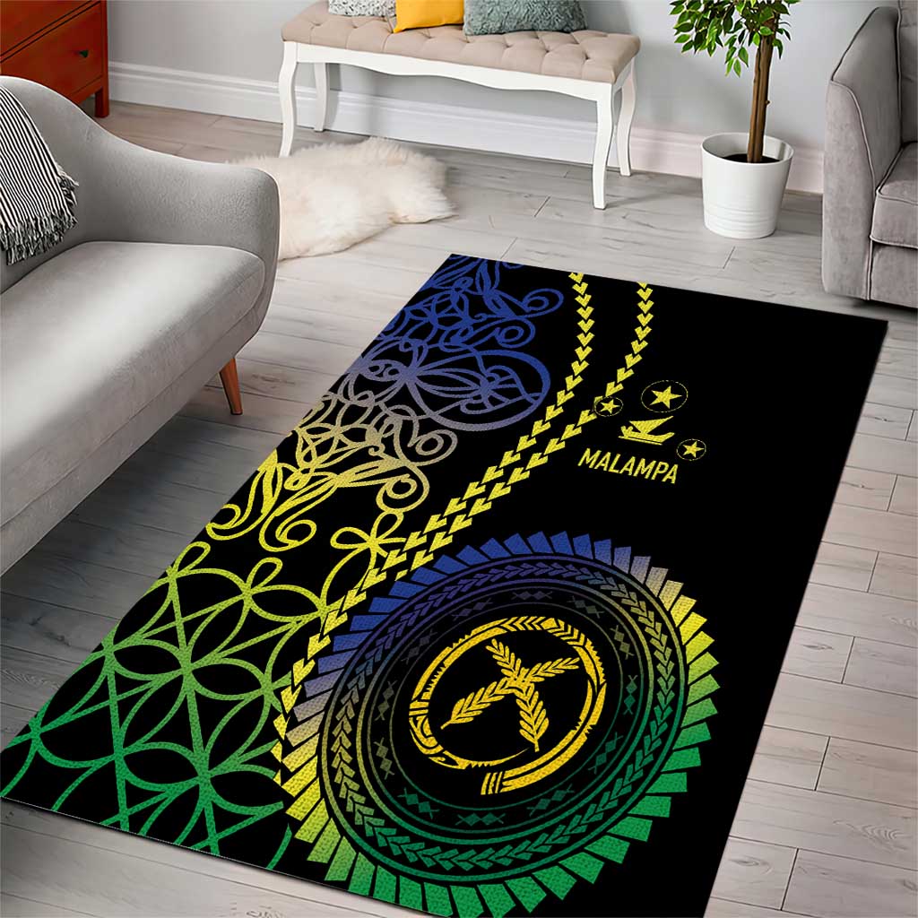 Proudly Ni-Van Sandroing Inspired Area Rug Malampa Classic Style LT7 - Polynesian Pride