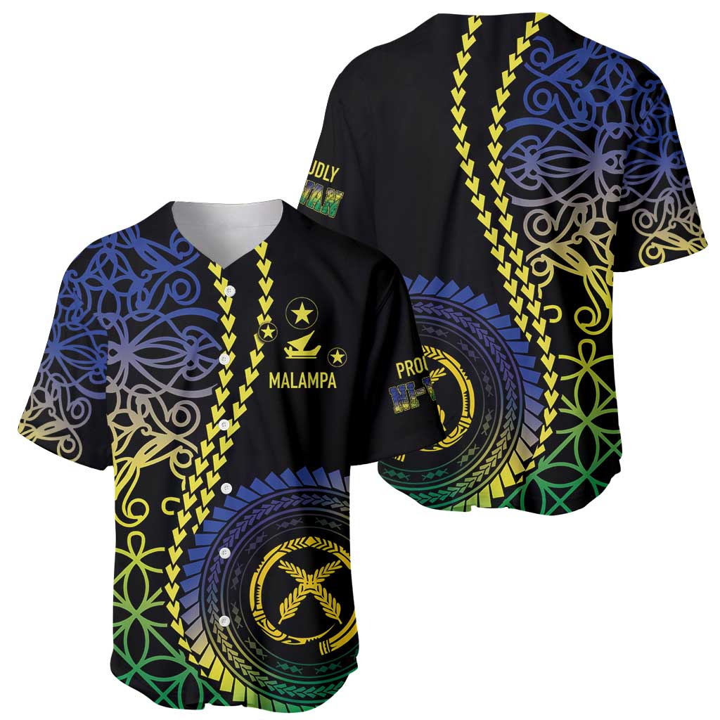 Proudly Ni-Van Sandroing Inspired Baseball Jersey Malampa Classic Style LT7 - Polynesian Pride