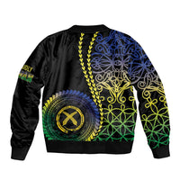Proudly Ni-Van Sandroing Inspired Bomber Jacket Malampa Classic Style LT7 - Polynesian Pride