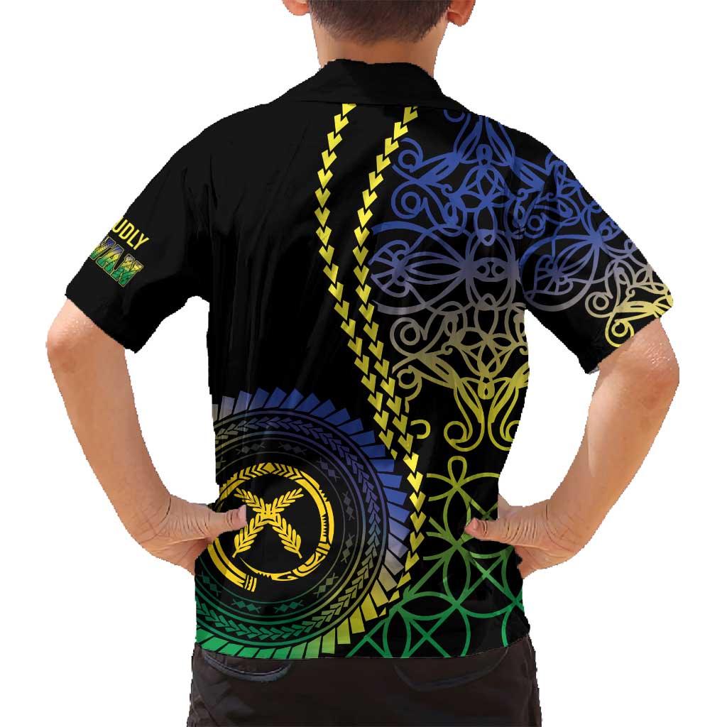 Proudly Ni-Van Sandroing Inspired Family Matching Puletasi and Hawaiian Shirt Malampa Classic Style LT7 - Polynesian Pride
