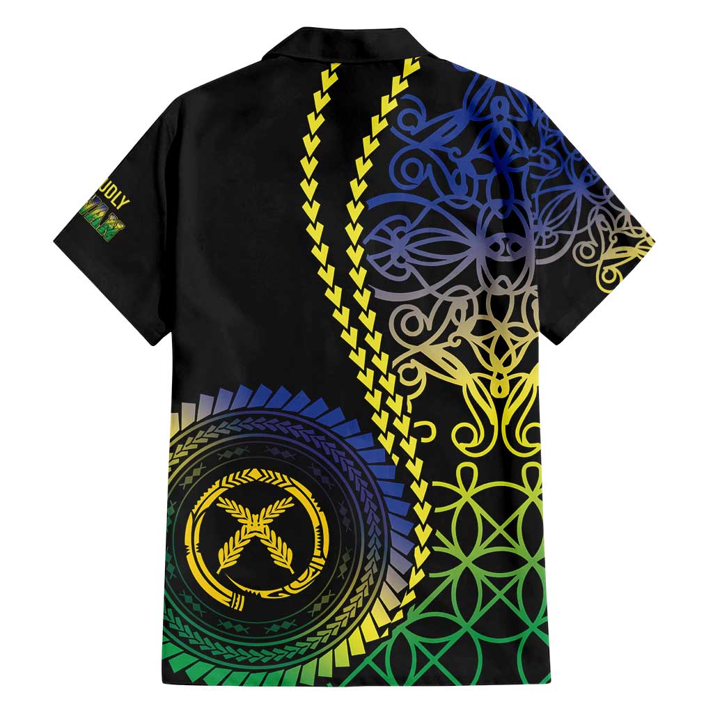 Proudly Ni-Van Sandroing Inspired Family Matching Puletasi and Hawaiian Shirt Malampa Classic Style LT7 - Polynesian Pride